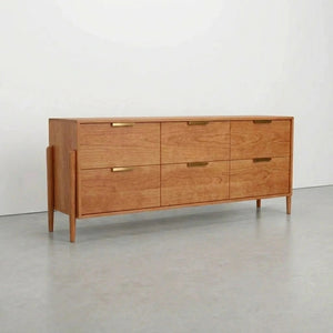 Apollo Dresser - A Handcrafted, Mid-Century Modern Dresser Cherry