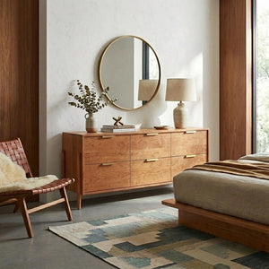 Apollo Dresser - A Handcrafted, Mid-Century Modern Dresser Cherry