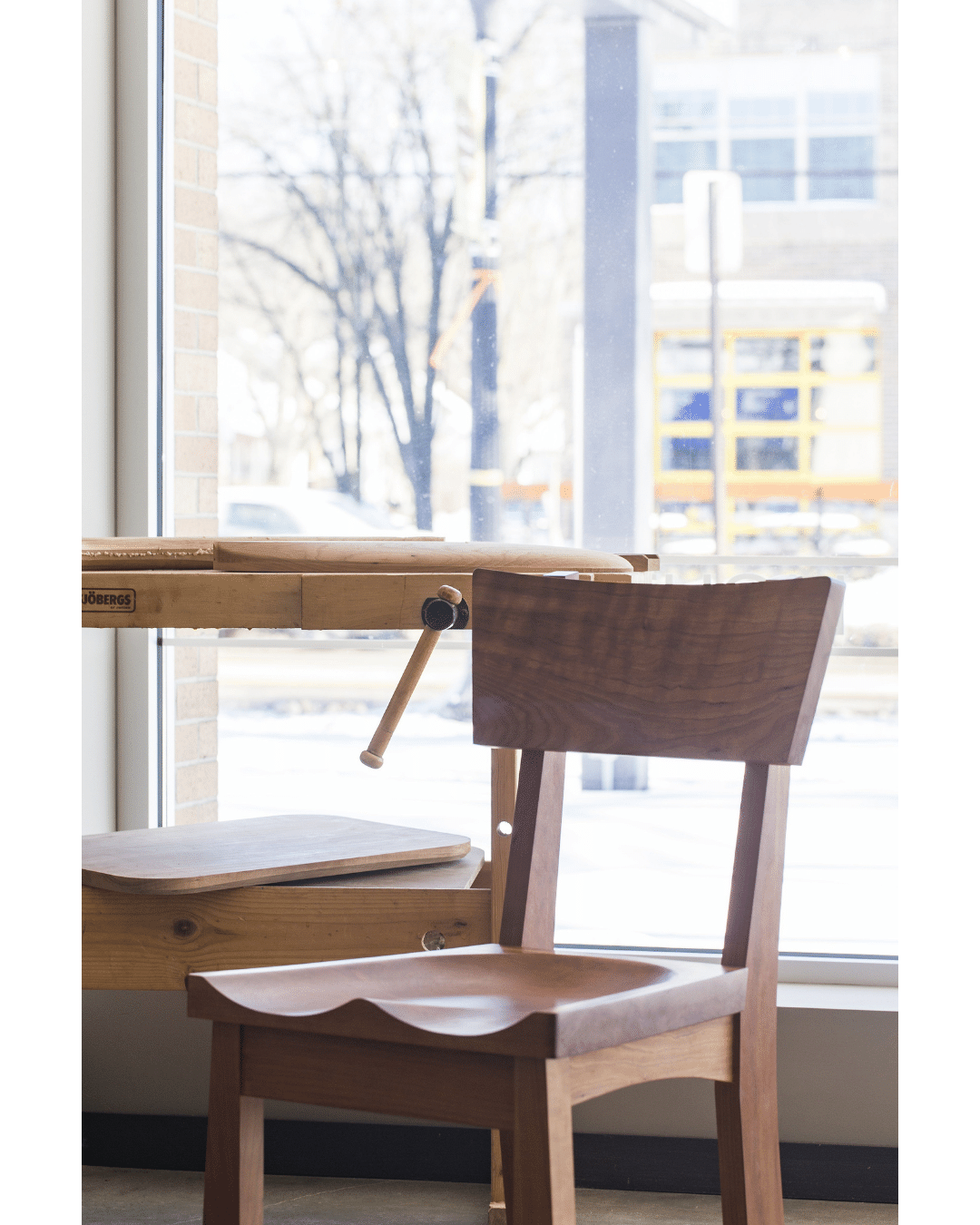 Enso Dining Chair - Solid Wood and Handcrafted in Columbus, Ohio