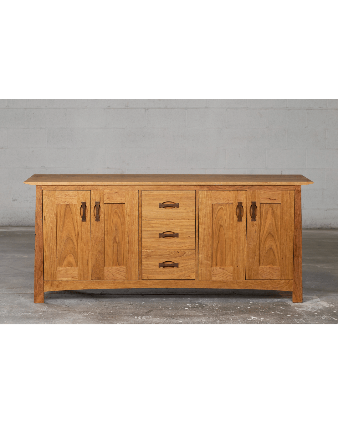 Enso Solid Wood Credenza, Buffet - Handmade in Columbus, Ohio