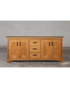 Enso Solid Wood Credenza, Buffet - Handmade in Columbus, Ohio