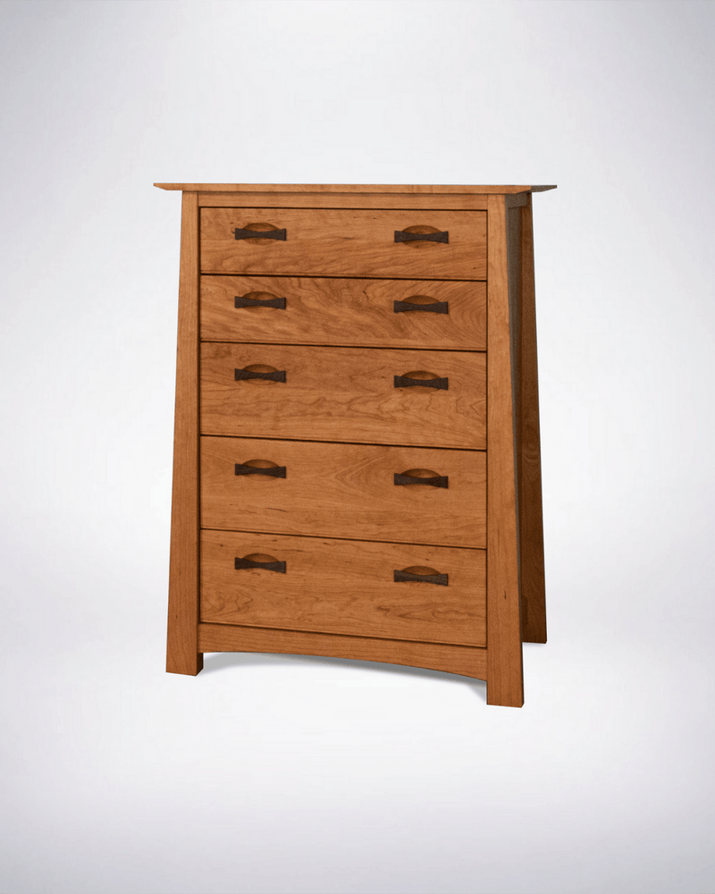 Enso Upright Dresser - Solid Wood, Handmade, and Organic
