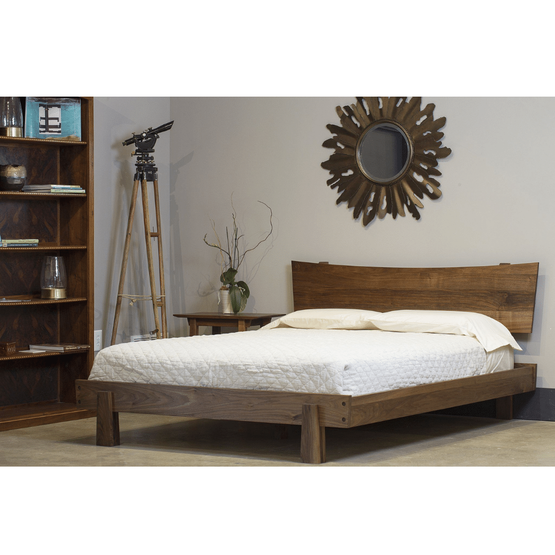 Horizon Platform Bed -Solid Wood Walnut