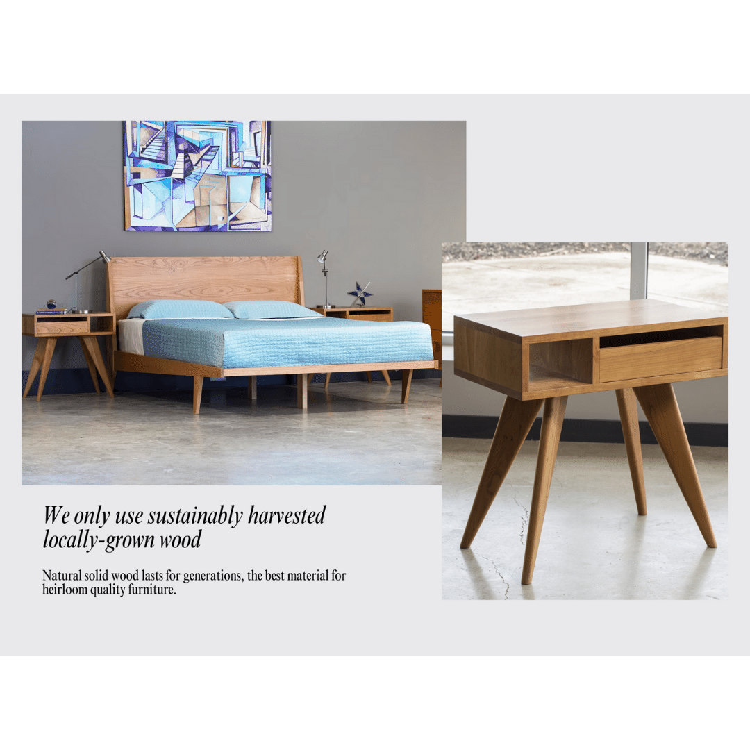 Modern Credenza, Buffet - Mid-Century Modern, Solid Wood Furniture