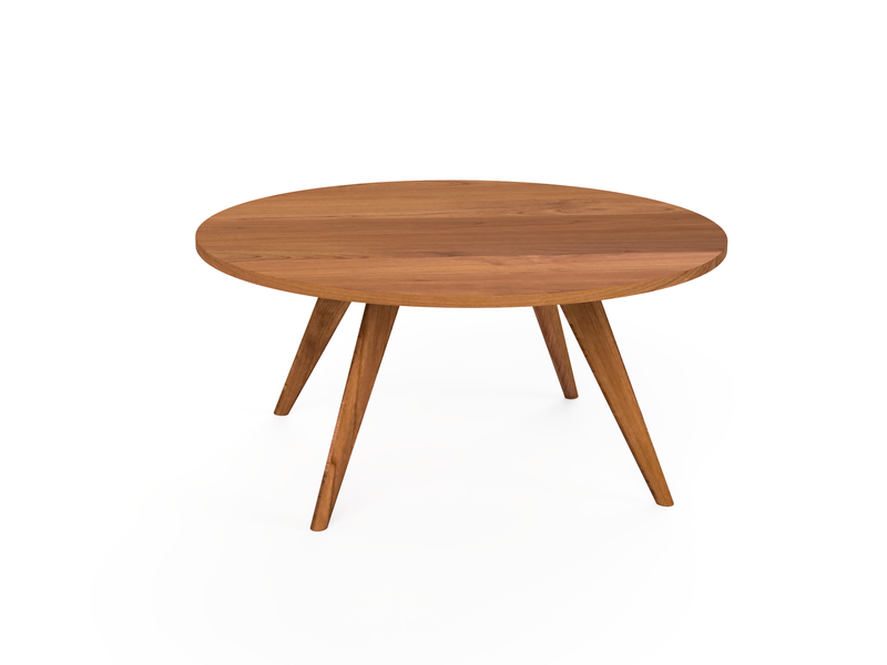 Essentials Solid Wood Round Coffee Table