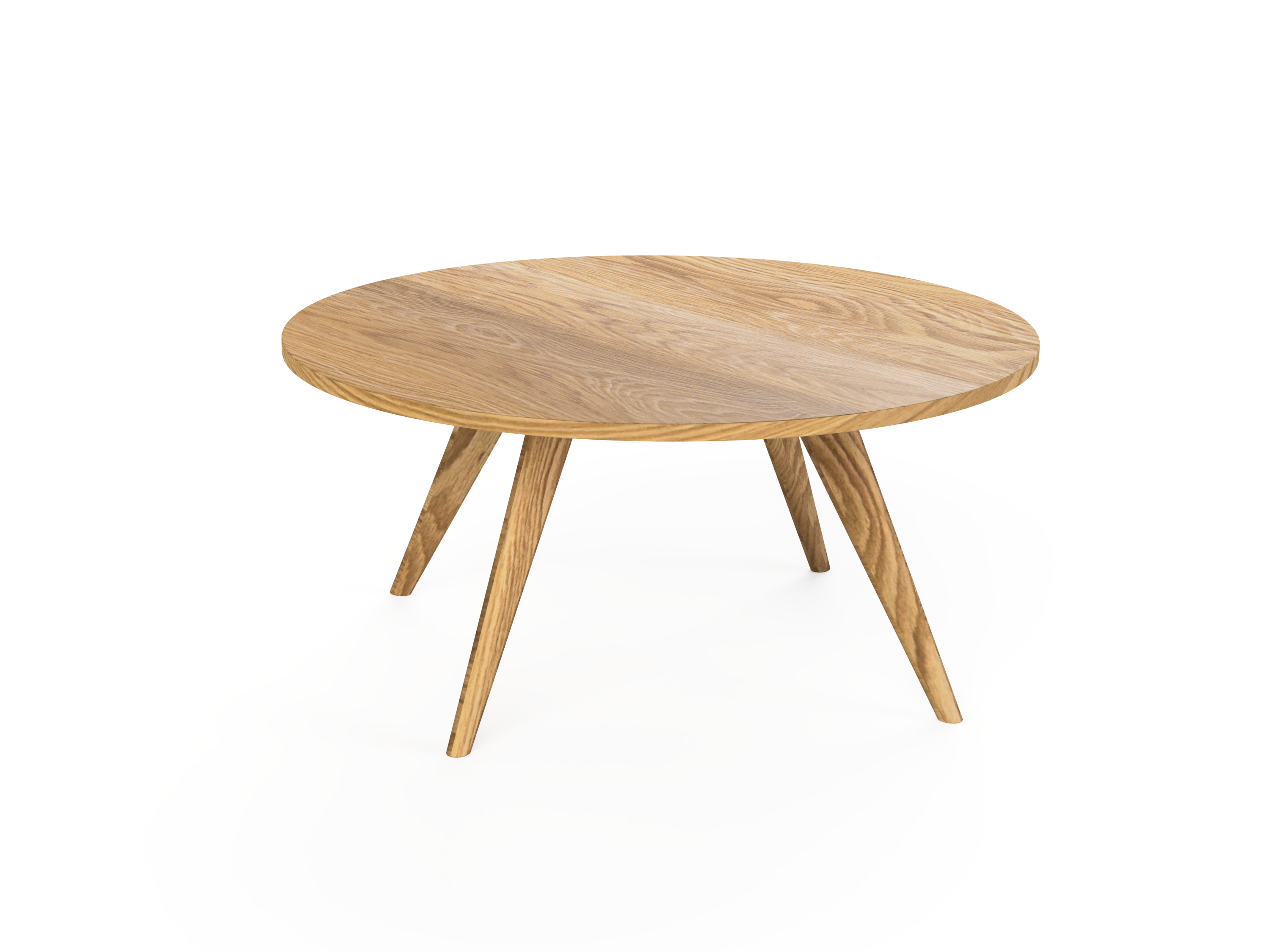 Essentials Solid Wood Round Coffee Table
