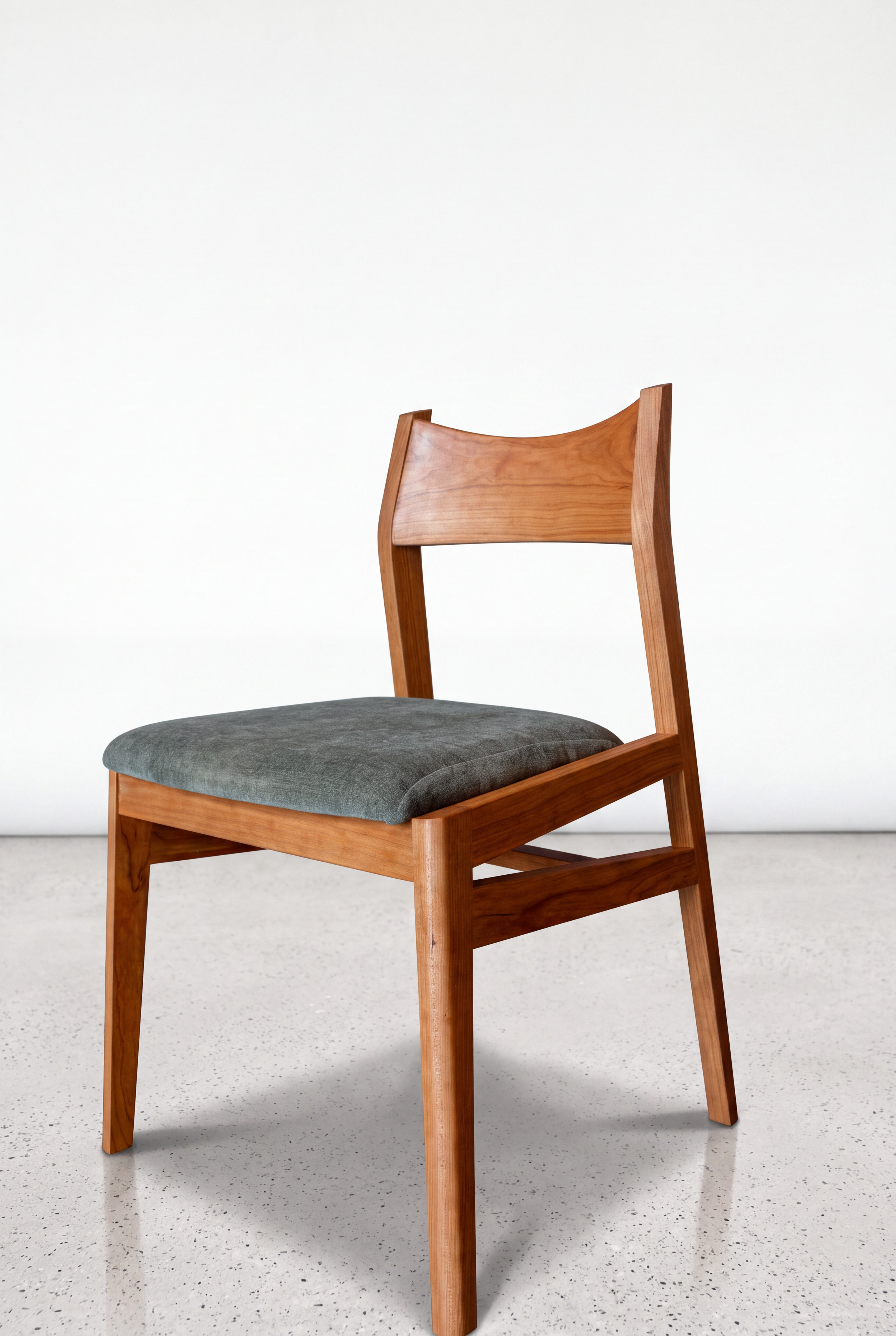 Solid Cherry Dining Chair - Strata Collection  | T.Y. Fine Furniture
