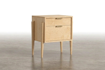 Solid Maple 2-Drawer Side Table - Apollo Collection | TY Fine Furniture