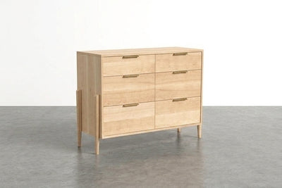 Solid Maple 6-Drawer Double Bank Dresser - Apollo Collection | Ty Fine Furniture