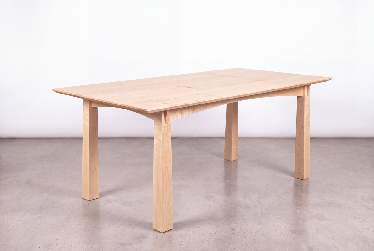 Solid Maple Dining Table - Enso Collection | TY Fine Furniture