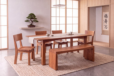Solid Cherry Dining Table - Enso Collection | TY Fine Furniture