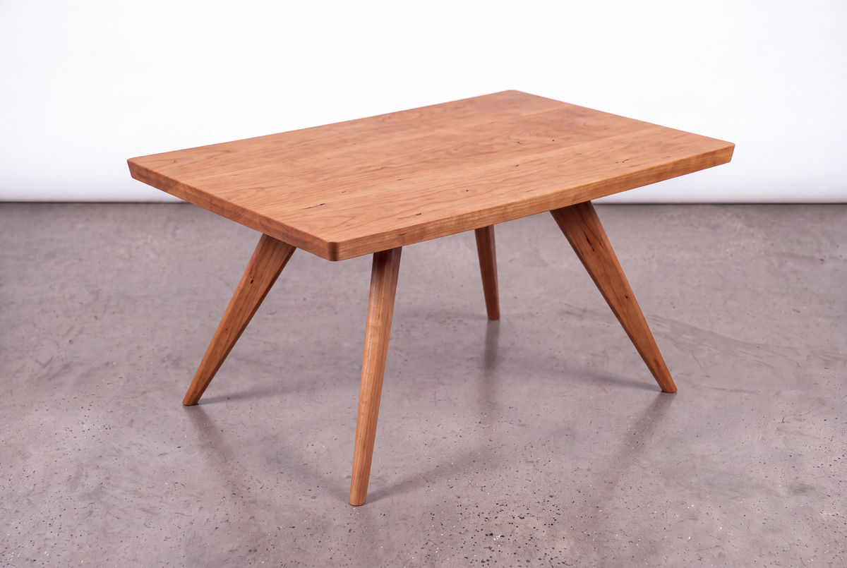 Solid Cherry Square Coffee Table - Essentials Collection | TY Fine Furniture