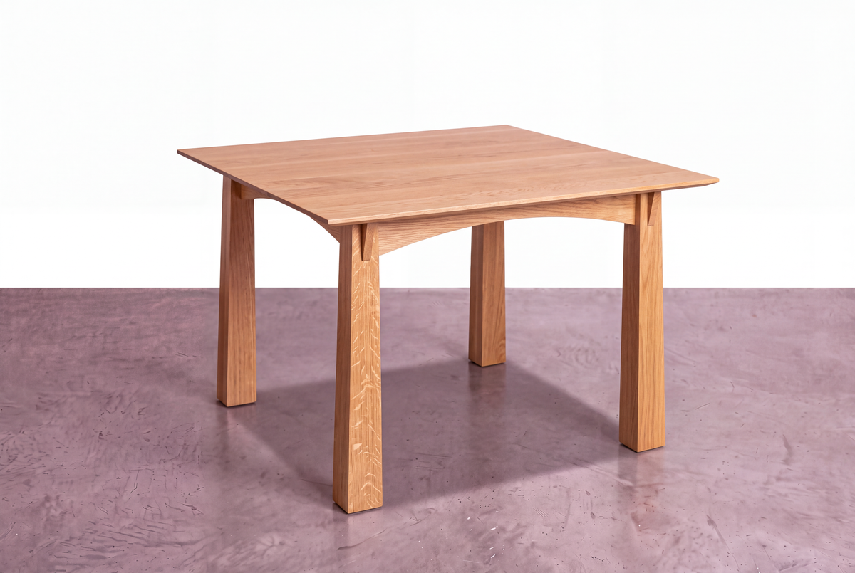Solid White Oak Dining Table - Enso Collection | TY Fine Furniture