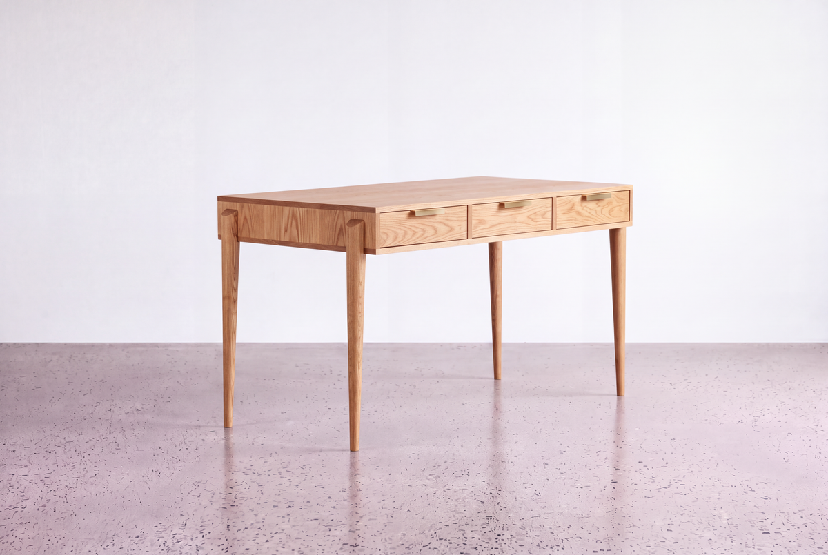 Solid White Oak Desk - Apollo Collection | TY Fine Furniture