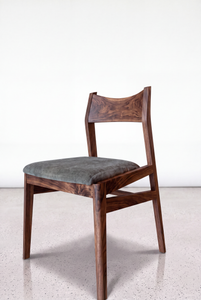 Solid Walnut Dining Chair - Strata Collection  | T.Y. Fine Furniture