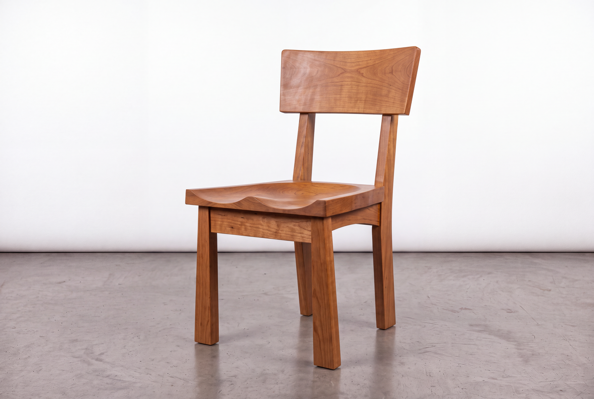 Solid Cherry Dining Chair - Enso Collection | TY Fine Furniture