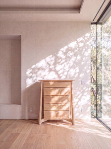 Sunrise High Dresser - Solid Wood Maple Dresser