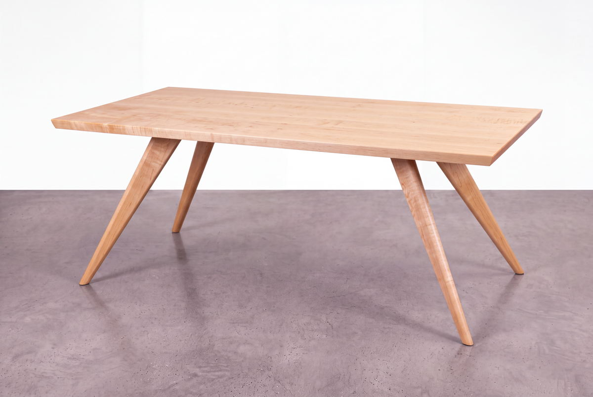 Solid White Oak Dining Table - Essentials Collection | TY Fine Furniture