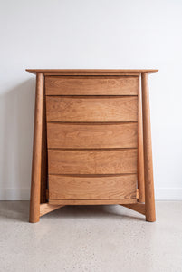 Sunrise High Dresser - Solid Wood Cherry Dresser