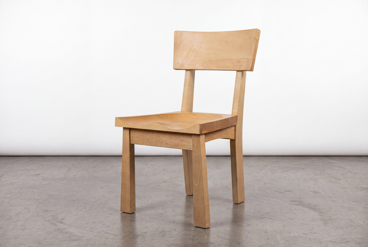 Solid Maple Dining Chair - Enso Collection | TY Fine Furniture