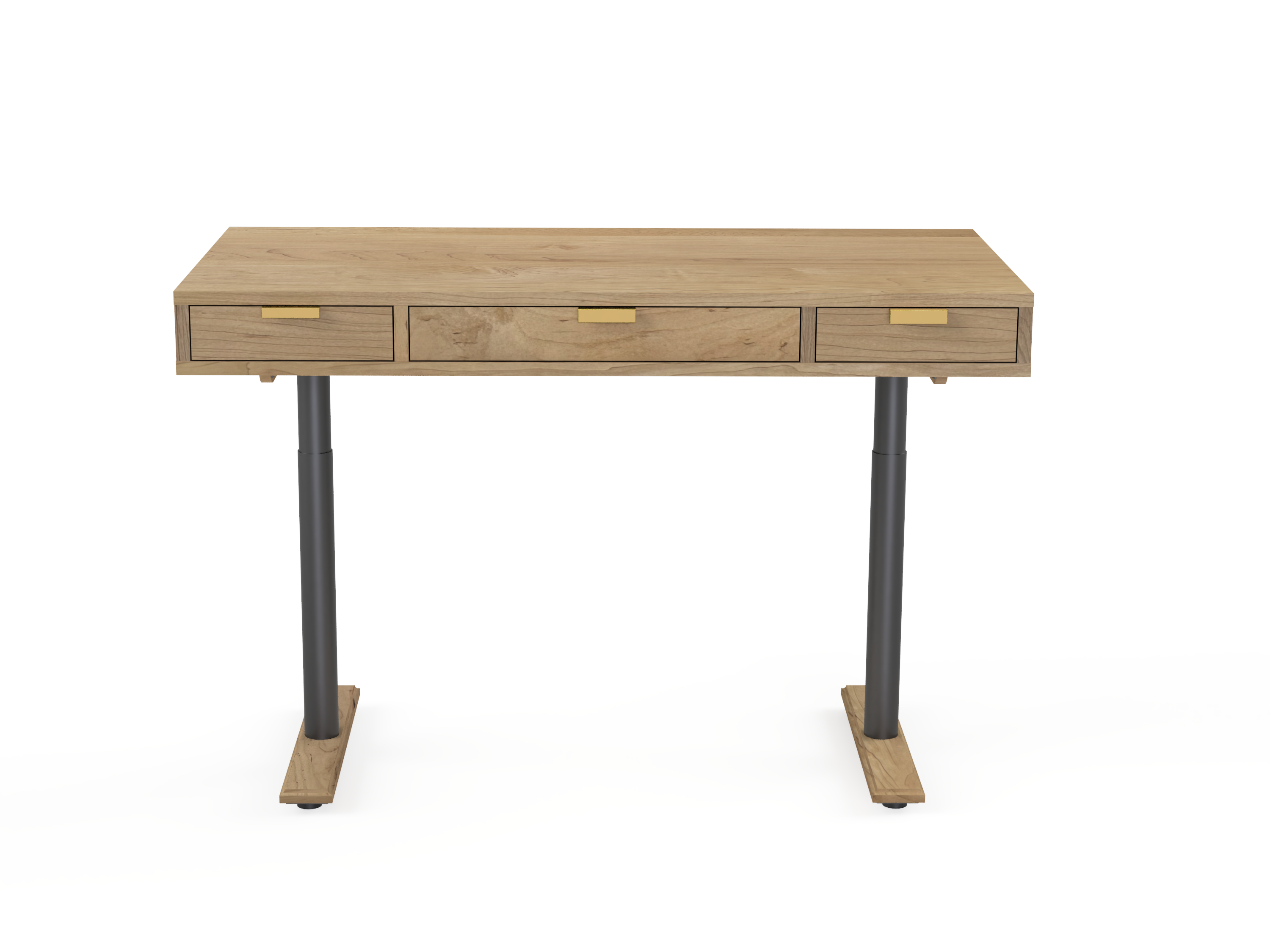 Apollo Solid Wood Sit Stand Desk