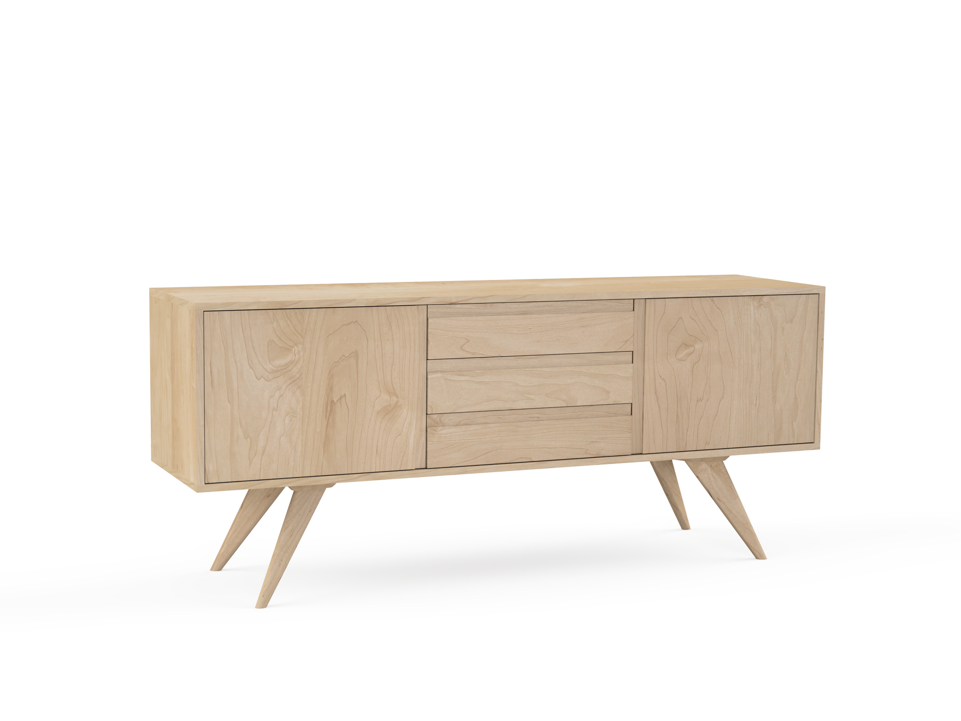 Modern Credenza, Buffet - Mid-Century Modern, Solid Wood Furniture