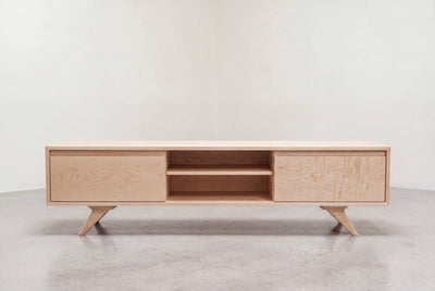 Solid Maple Entertainment Console - Modern Collection | TY Fine Furniture