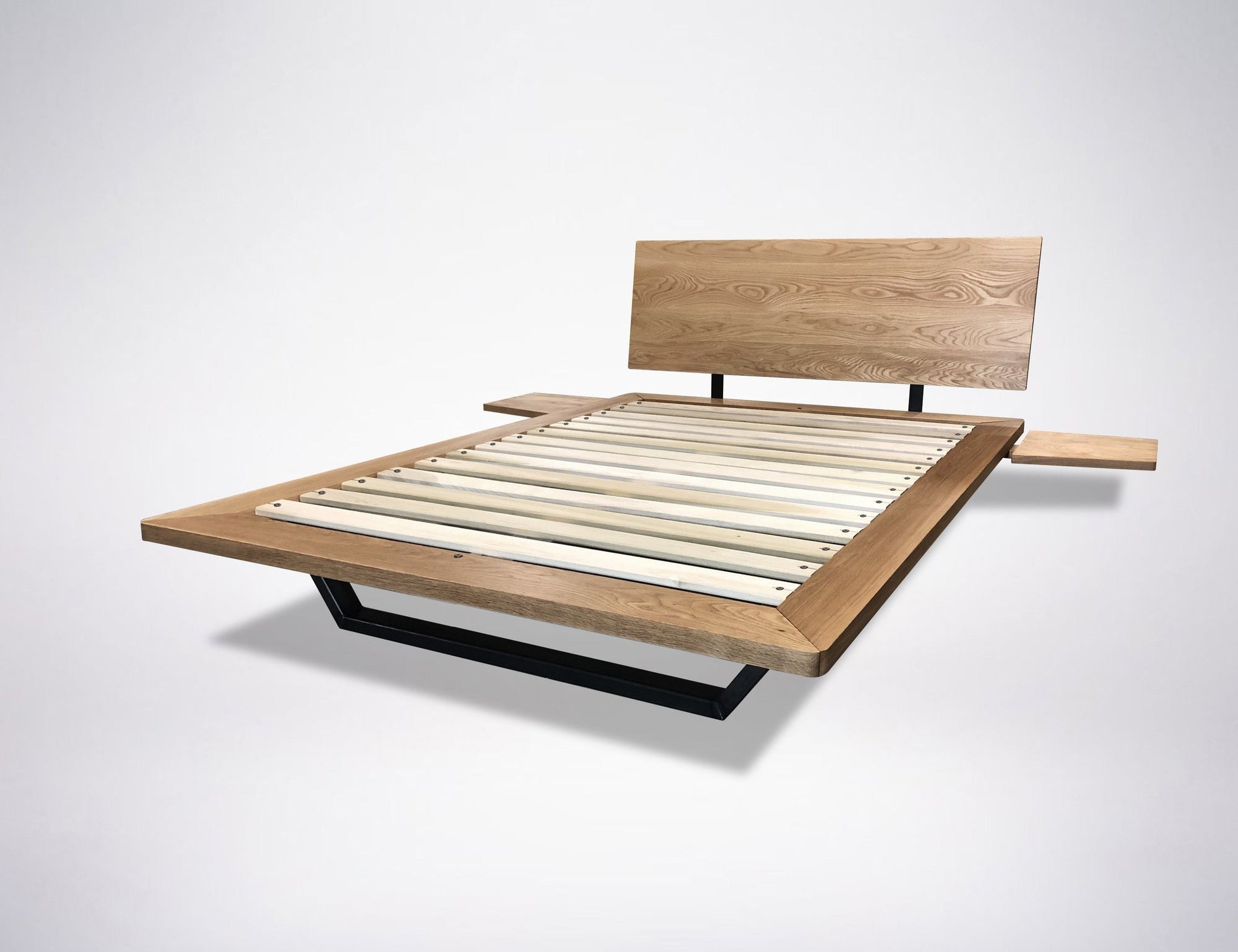 Nelson Solid Oak Platform Bed Frame | American White Oak