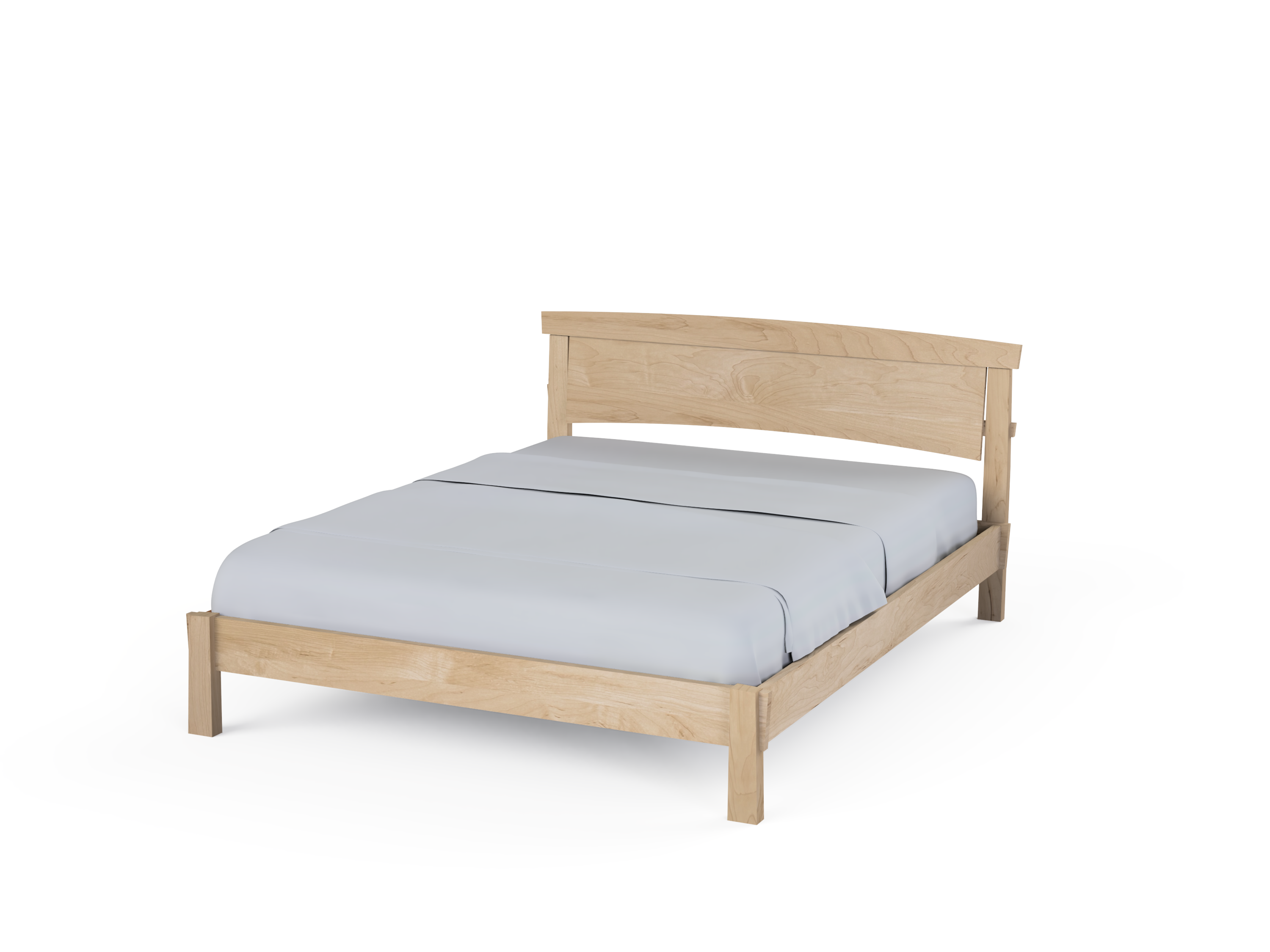 Sunrise Classic Platform Bed - Solid Wood Bed Frame