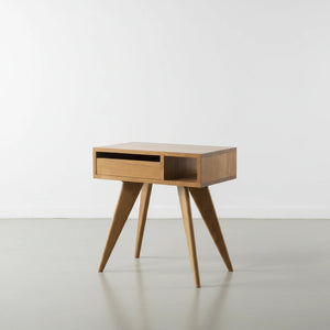 Mid-Century Modern Side Table - Cherry