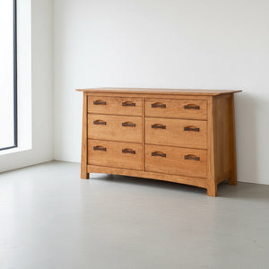 Enso 6/8 Drawer Dresser - Handmade Solid Wood Bedroom Chest | TY Fine Furniture Columbus- Cherry