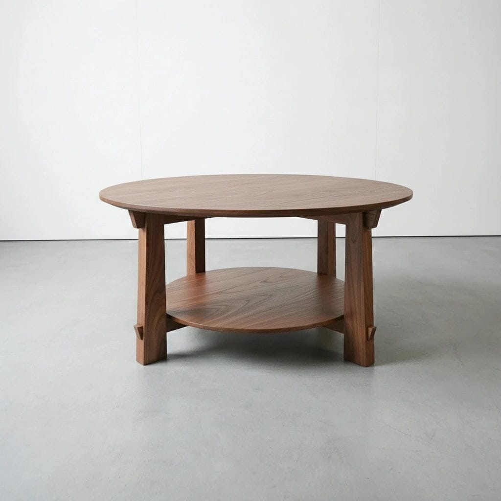 Enso Round Coffee Table - Solid Wood | Columbus OH