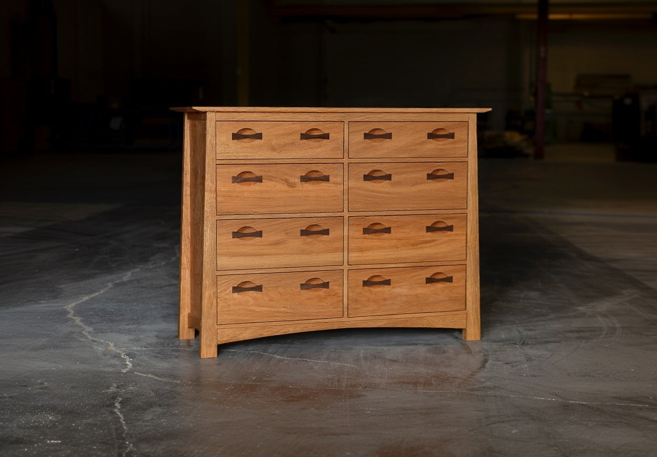 Enso 6/8 Drawer Dresser - Handmade Solid Wood Bedroom Chest | TY Fine Furniture Columbus- Cherry