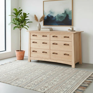 Enso 6/8-Drawer Dresser - Handmade Solid Wood Bedroom Chest | TY Fine Furniture Columbus- Maple