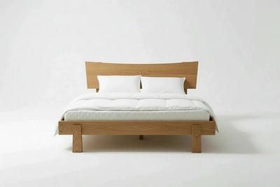 Horizon Platform Bed -Solid Wood White Oak
