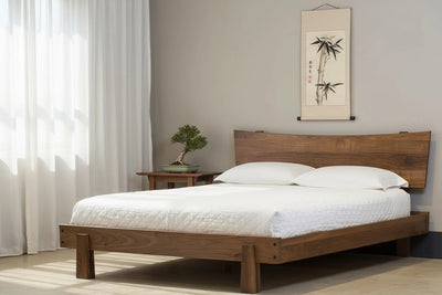 Horizon Platform Bed -Solid Wood Walnut
