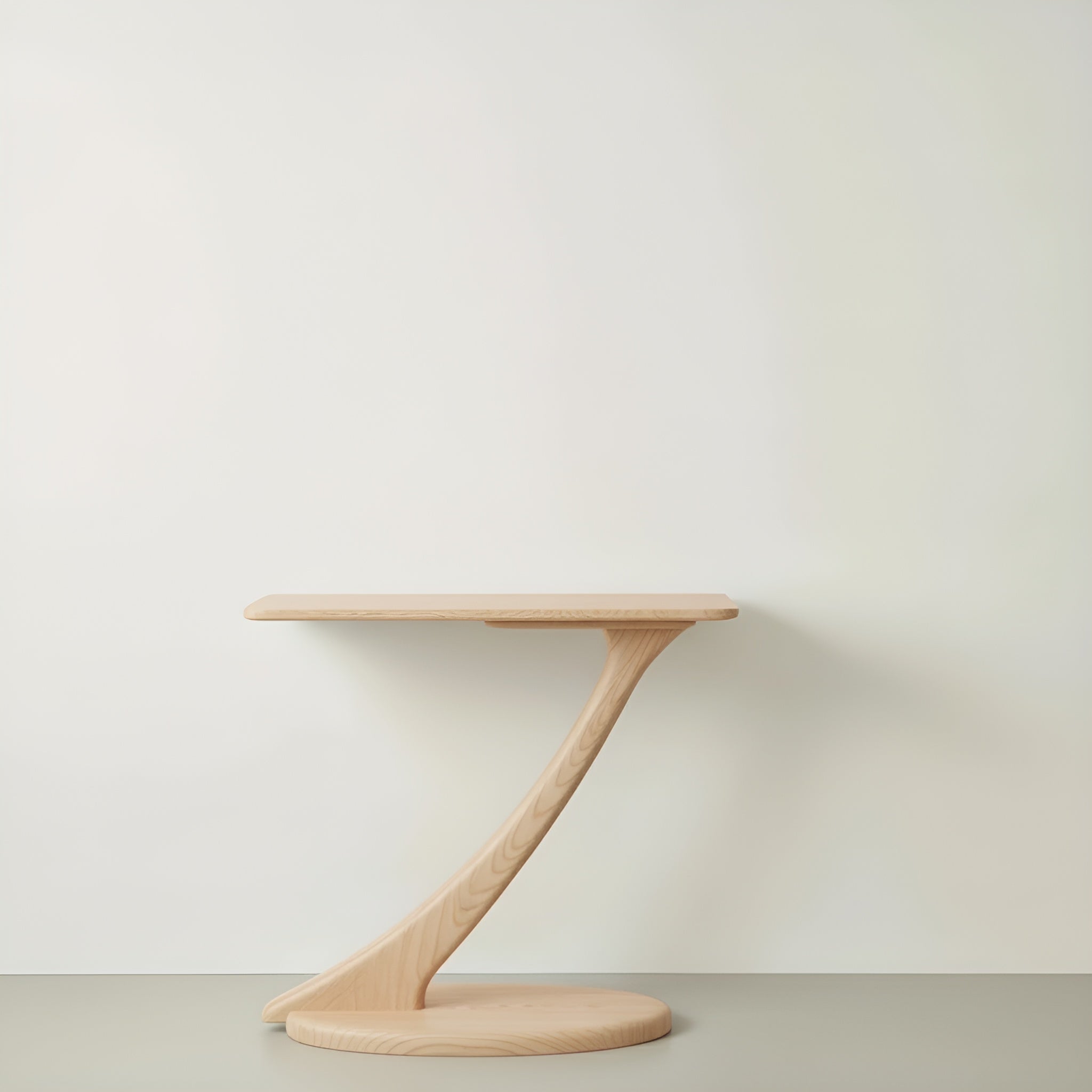 Cantilever Console Hall Table - Maple