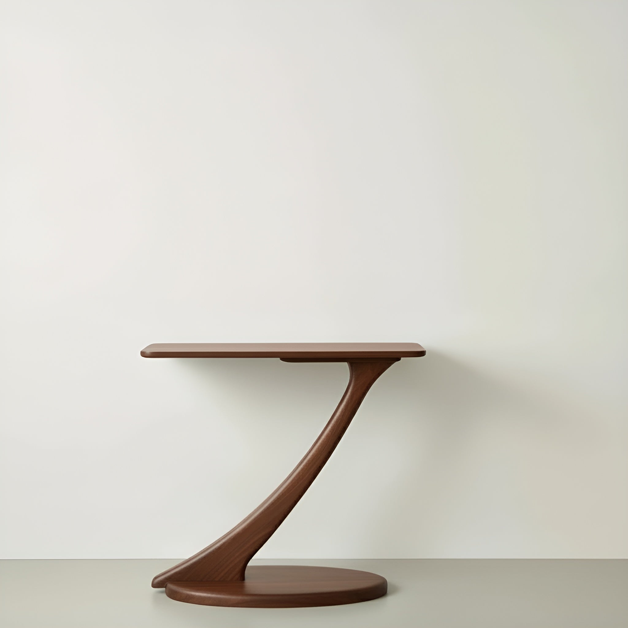 Cantilever Console Hall Table - Walnut