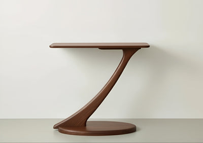 Cantilever Console Hall Table - Walnut