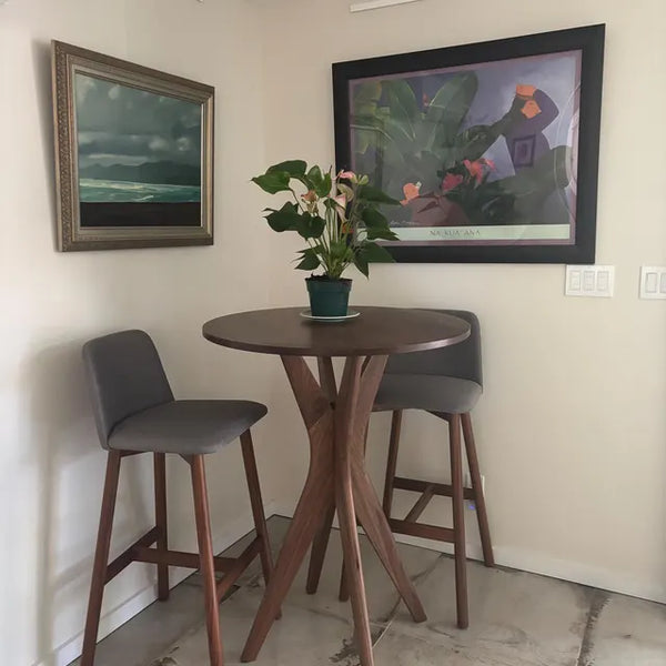 Customer photo of a finished hardwood piece