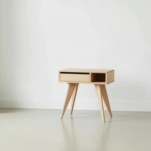 Mid-Century Modern Side Table - Maple