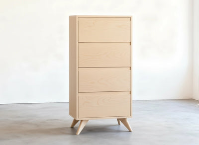 Tall Modern Dresser Mid Century- Maple