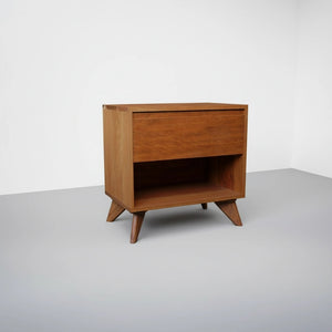 Modern Cube Side Table - Cherry