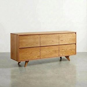 Modern Dresser - Mid-Century Modern Dresser in Solid Wood - White Oak