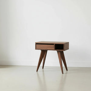 Mid-Century Modern Side Table - Walnut