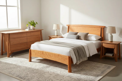Sunrise Platform Bed - Cherry