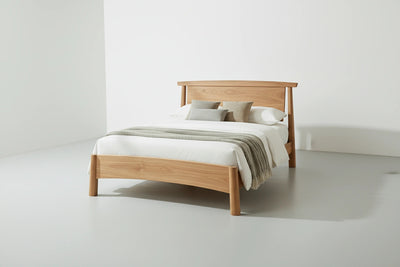 Sunrise Platform Bed - White Oak