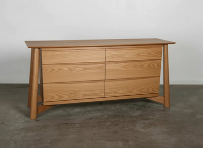 Sunrise Dresser - Solid Wood White Oak Dresser