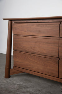 Sunrise Dresser - Solid Wood Walnut Dresser