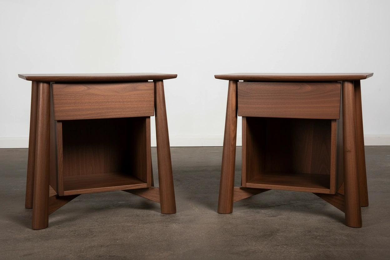 Sunrise Side Table - Walnut